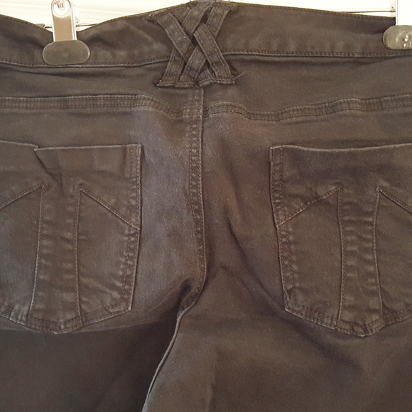 TRIPP Pant Black Sz 16 Skull Rivets Rocker Jeans - Picture 4 of 4